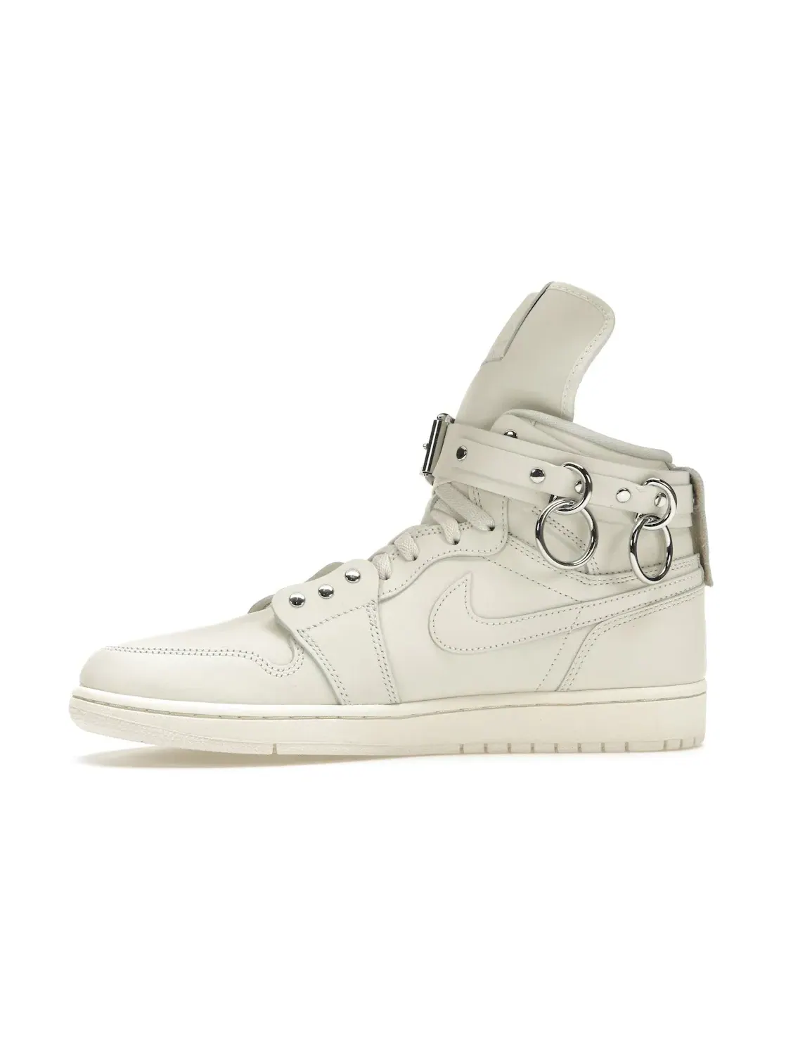 Мужские кроссовки с ремешком Jordan 1 Retro High Jordan — изображение 3 из 4, белый/белый-белый