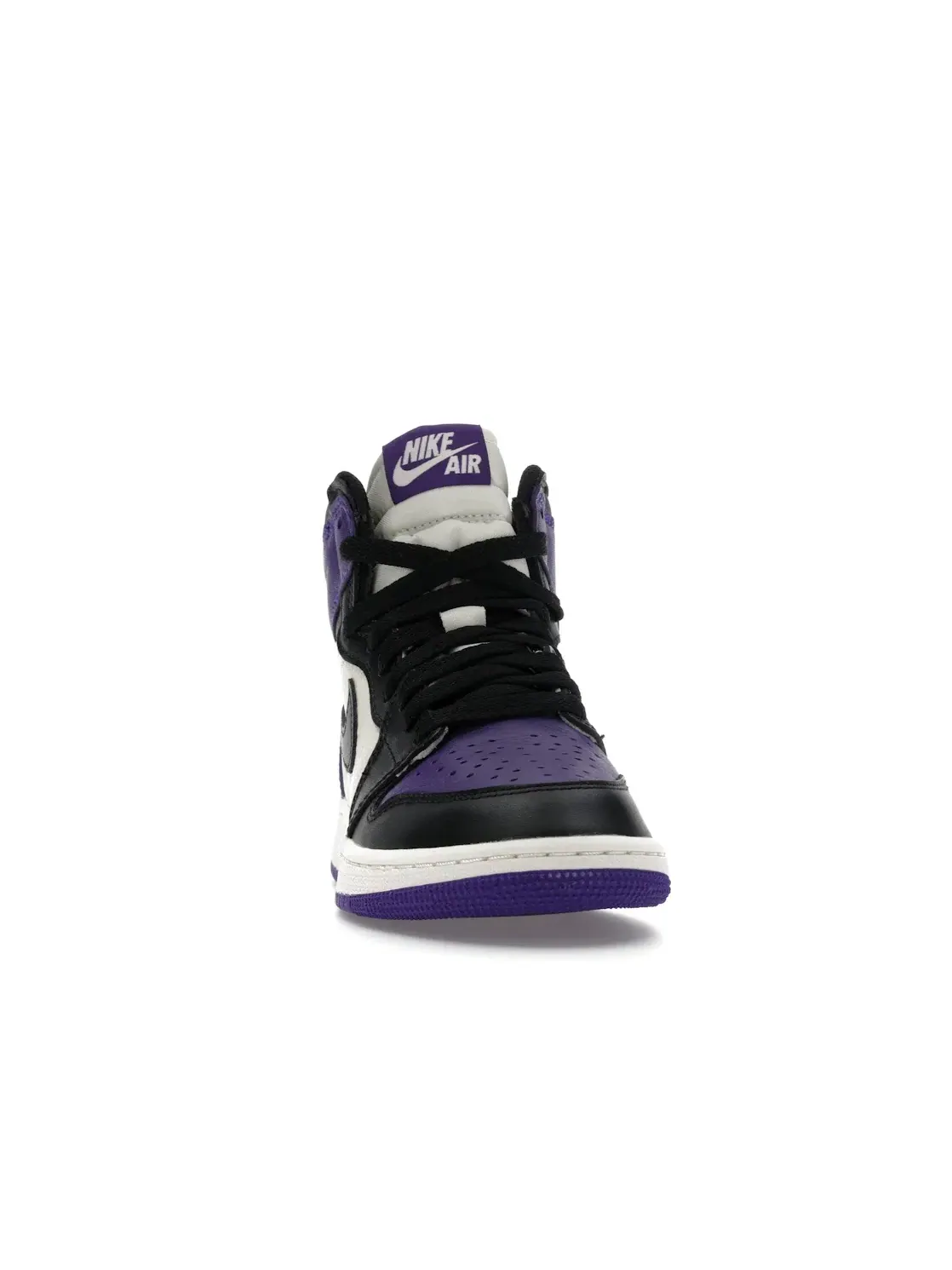 Детские кроссовки с высоким верхом Jordan 1 Retro High — изображение 2 из 4, фиолетовый/черный
