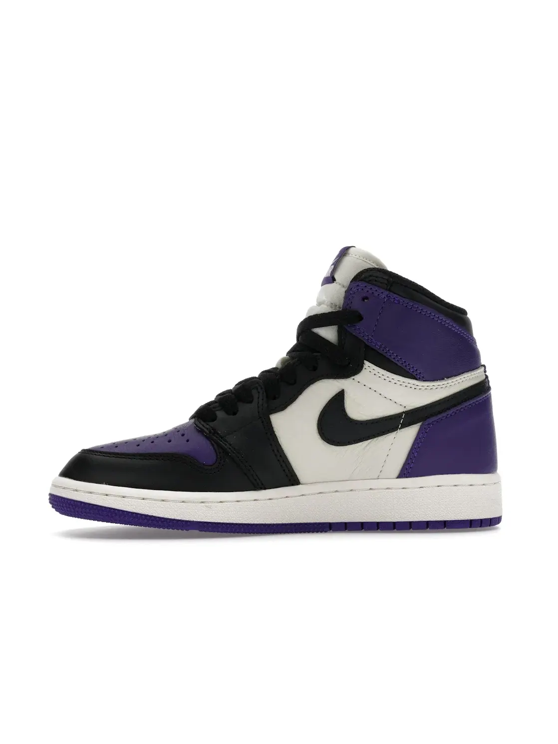 Детские кроссовки с высоким верхом Jordan 1 Retro High — изображение 3 из 4, фиолетовый/черный