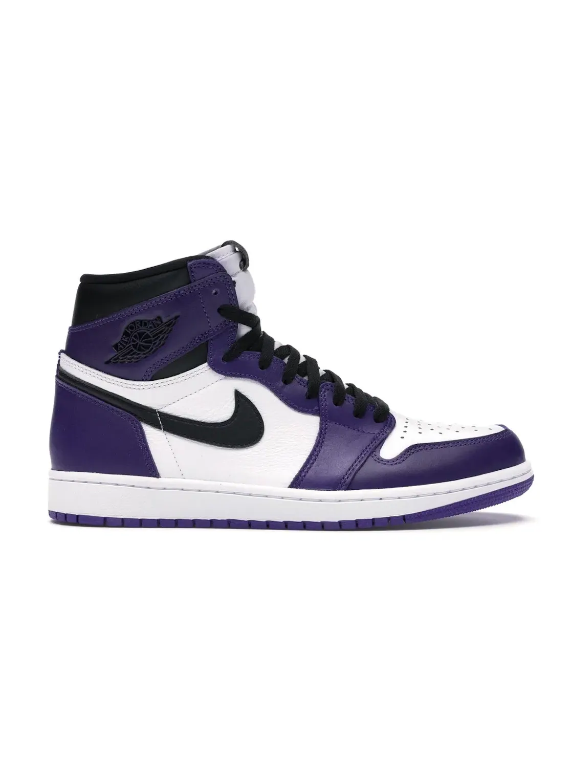 Мужские кроссовки с высоким верхом Jordan 1 Retro High Jordan — изображение 1 из 4, фиолетовый/белый-черный