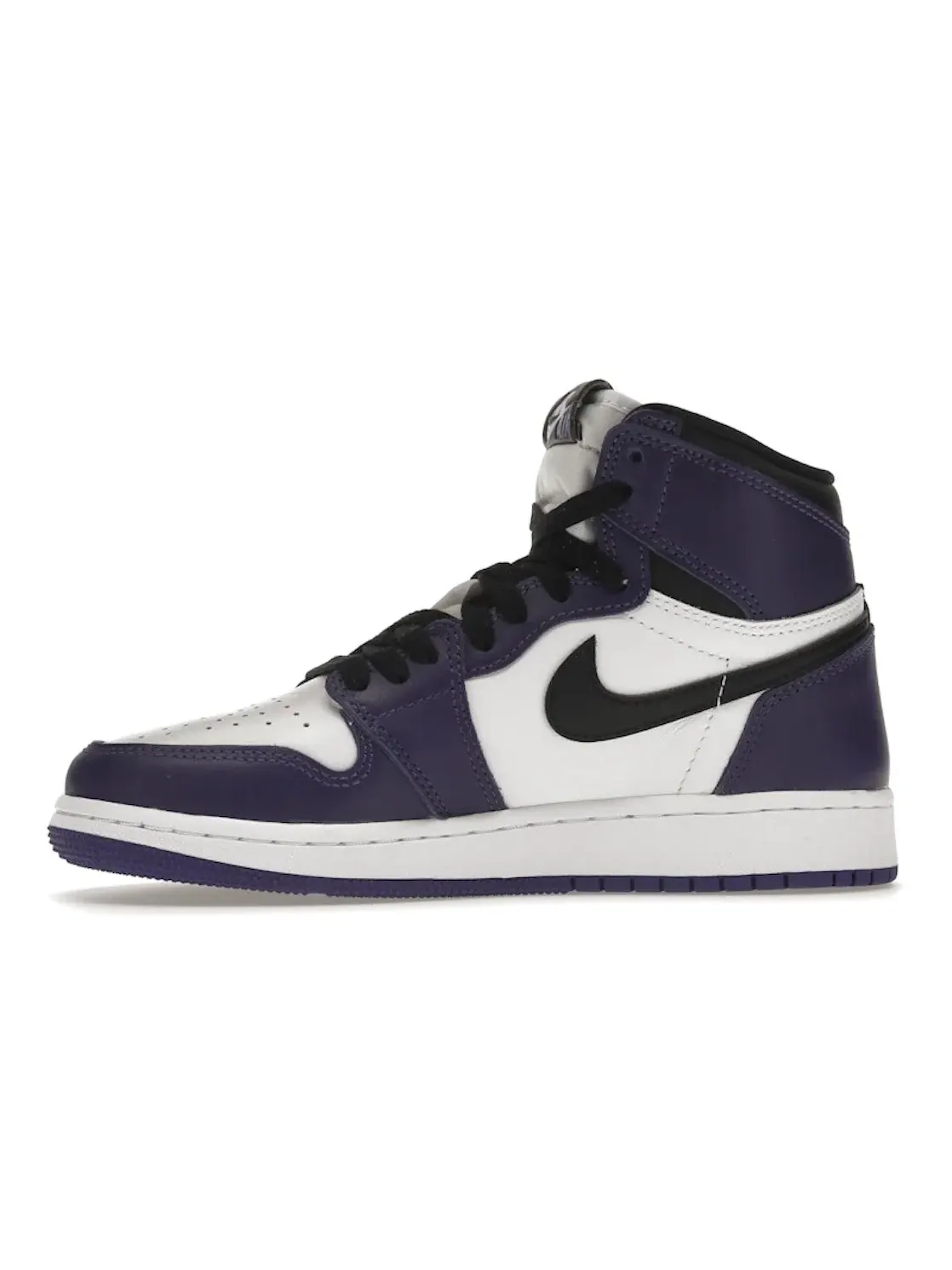 Детские кроссовки с высоким верхом Jordan 1 Retro High Court Purple White — изображение 3 из 4, фиолетовый/белый-черный