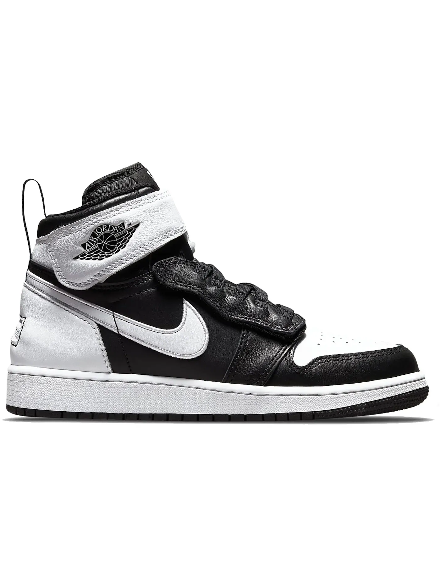 Детские кроссовки с высокой посадкой Jordan 1 High FlyEase Jordan — изображение 1 из 1, черный/белый