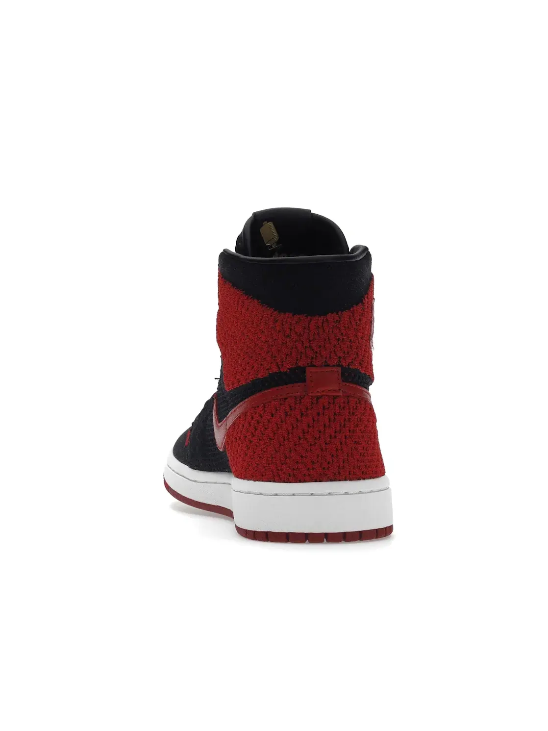 Детские кроссовки с высоким верхом из Flyknit Jordan 1 Retro High Flyknit Jordan — изображение 4 из 4, черный/красный-белый