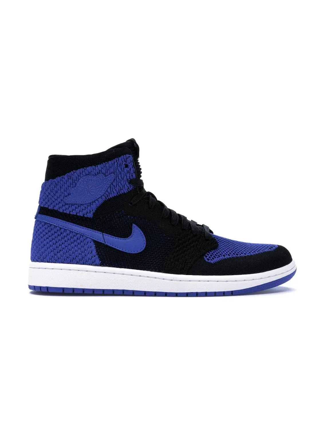 Мужские кроссовки с высоким верхом Jordan 1 Retro High Flyknit — изображение 1 из 4, черный/-белый
