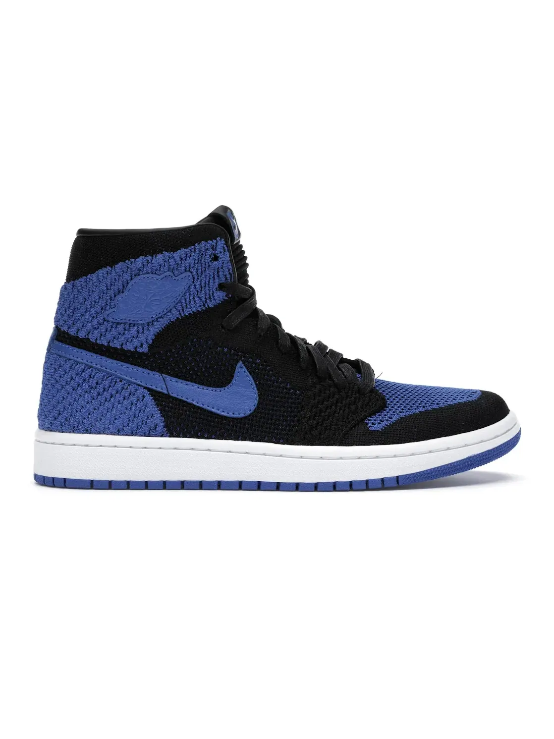 Детские кроссовки с высоким верхом Flyknit Jordan 1 Retro High Flyknit Jordan — изображение 1 из 4, черный/-белый
