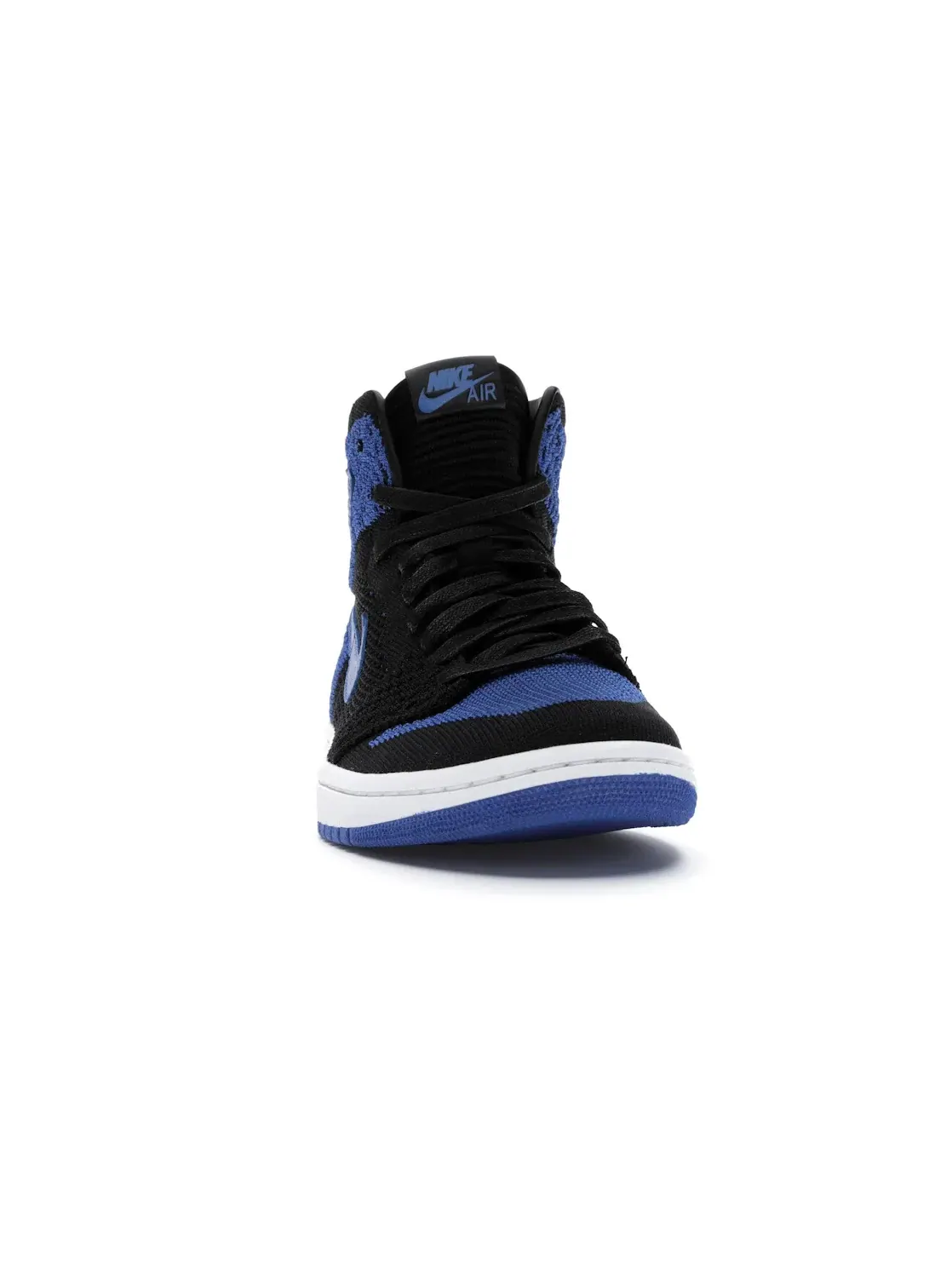 Детские кроссовки с высоким верхом Flyknit Jordan 1 Retro High Flyknit Jordan — изображение 2 из 4, черный/-белый