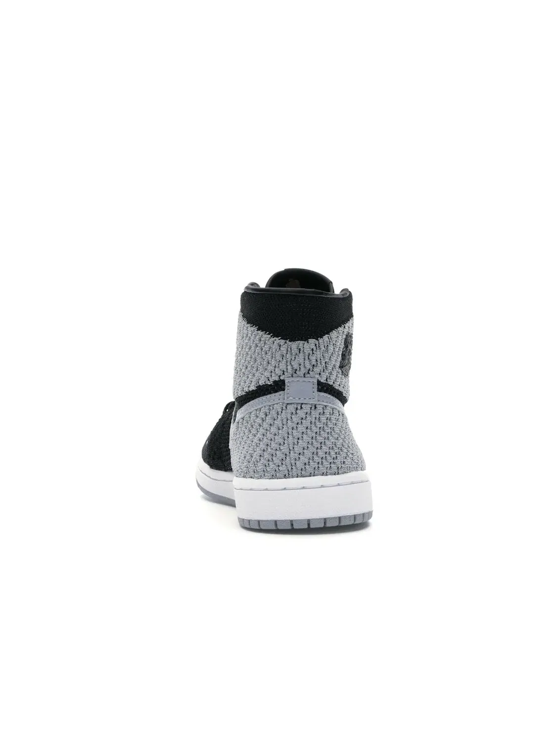 Детские кроссовки высокие с принтом Jordan 1 Retro High Flyknit Jordan — изображение 4 из 4, черный/серый-белый