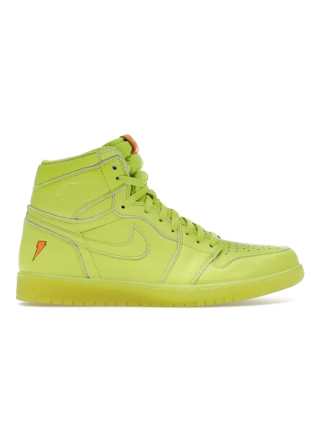 Мужские кроссовки с принтом Jordan 1 Retro High Gatorade Cyber Jordan, Cyber/Cyber — изображение 1 из 4