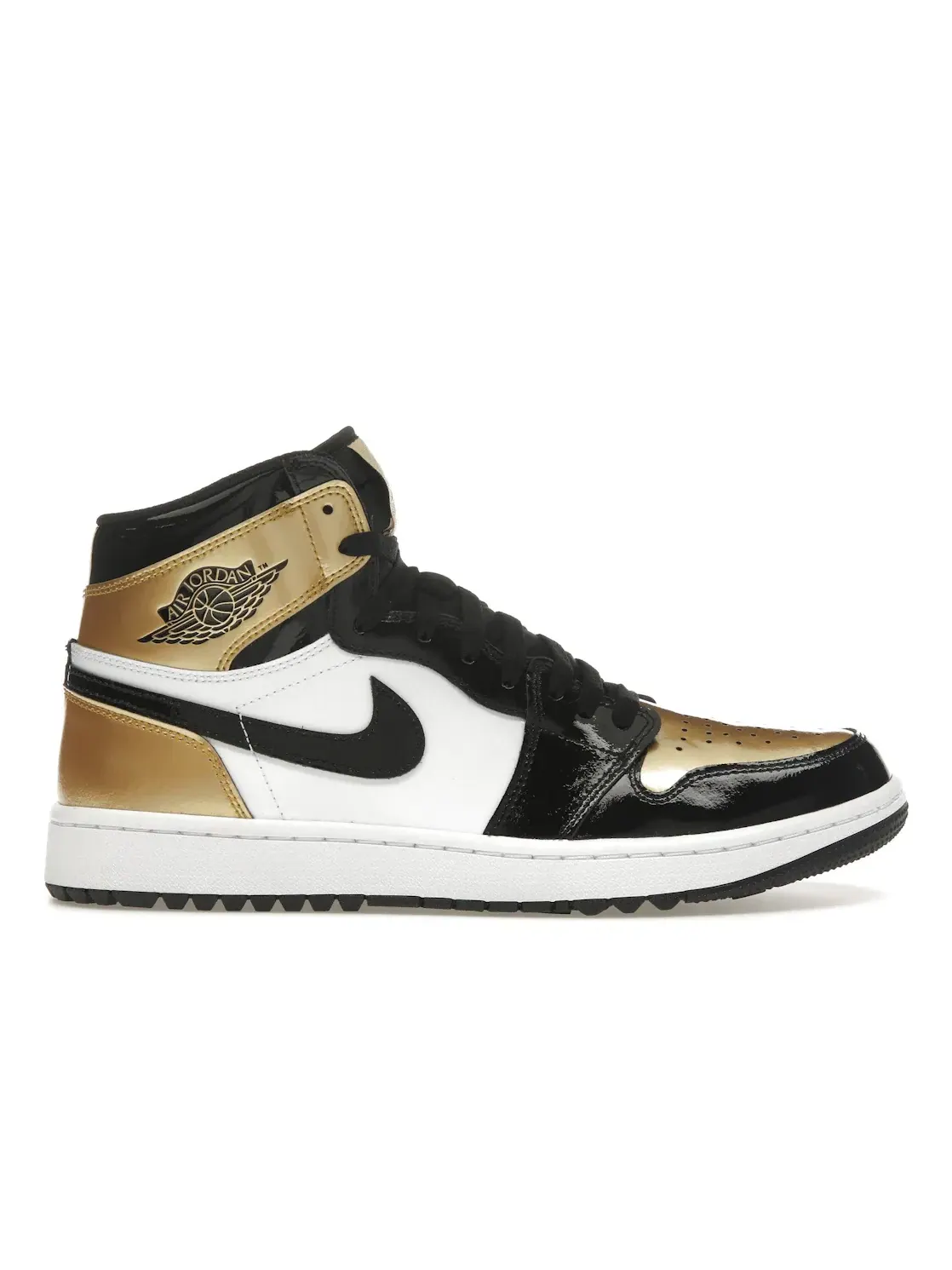 Мужские кроссовки для гольфа с патентованной кожи Jordan 1 Retro High Golf — изображение 1 из 4