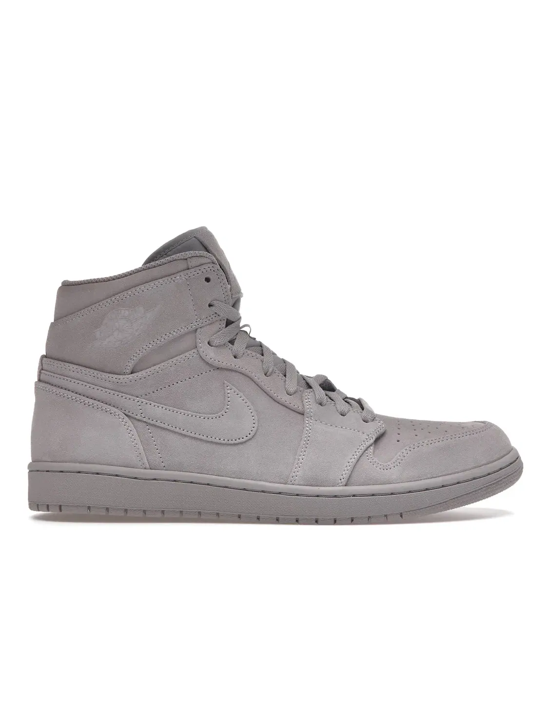Мужские кроссовки с замшевым верхом Jordan 1 Retro High — изображение 1 из 4, серый/серый