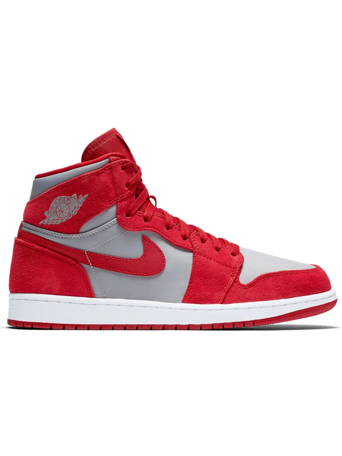 Мужские кроссовки с высоким верхом Jordan 1 Retro High — изображение 1 из 1, красный/серый-белый