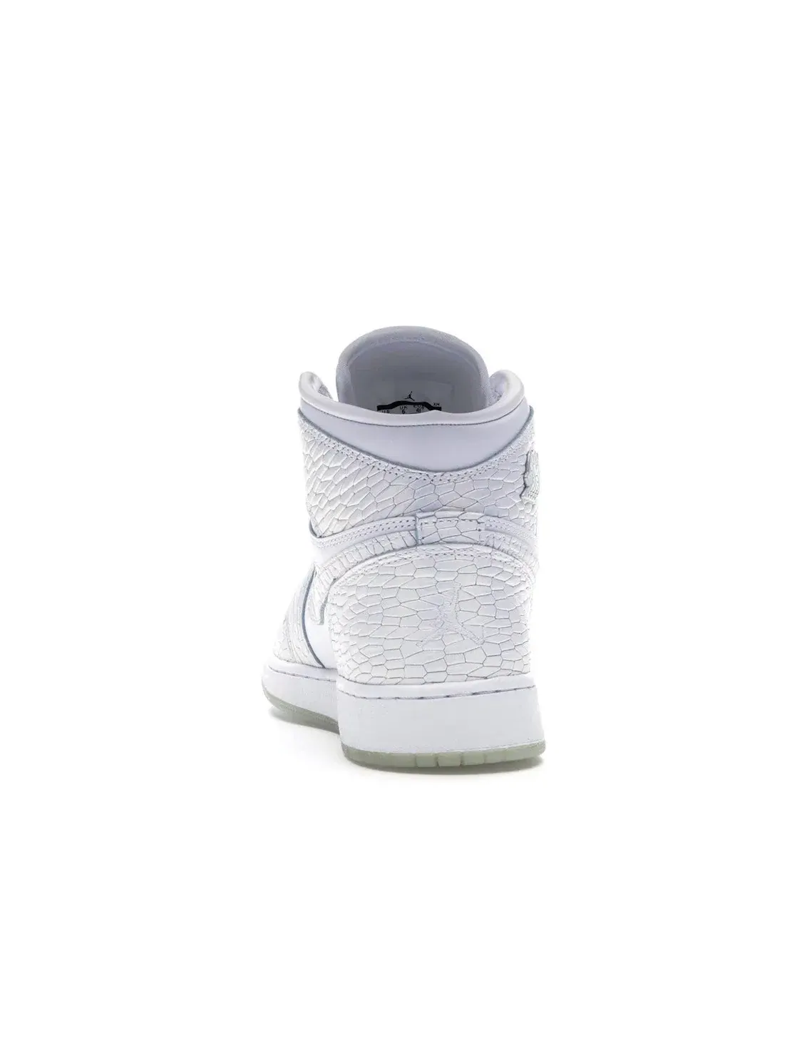Детские кроссовки Lifestyle с высоким верхом Jordan 1 Retro High Jordan — изображение 4 из 4, белый белый платиновый