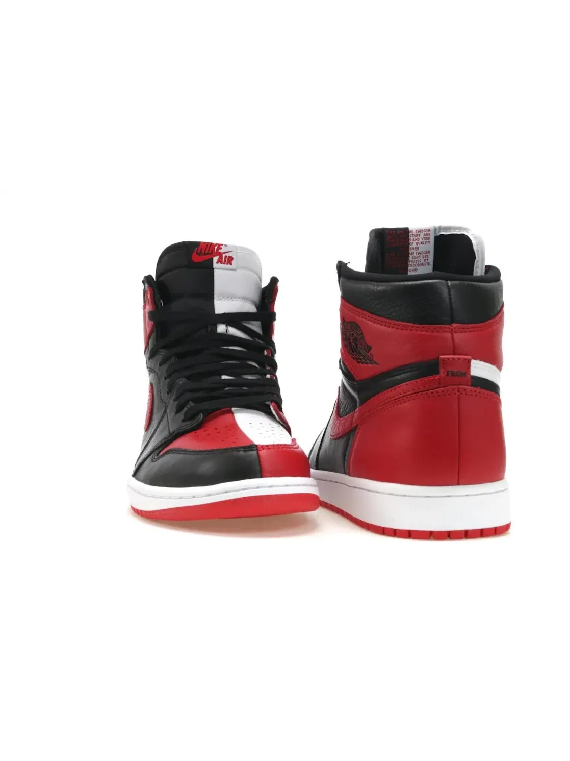 Мужские кроссовки с принтом Jordan 1 Retro High Jordan — изображение 2 из 4, черный/красный-белый