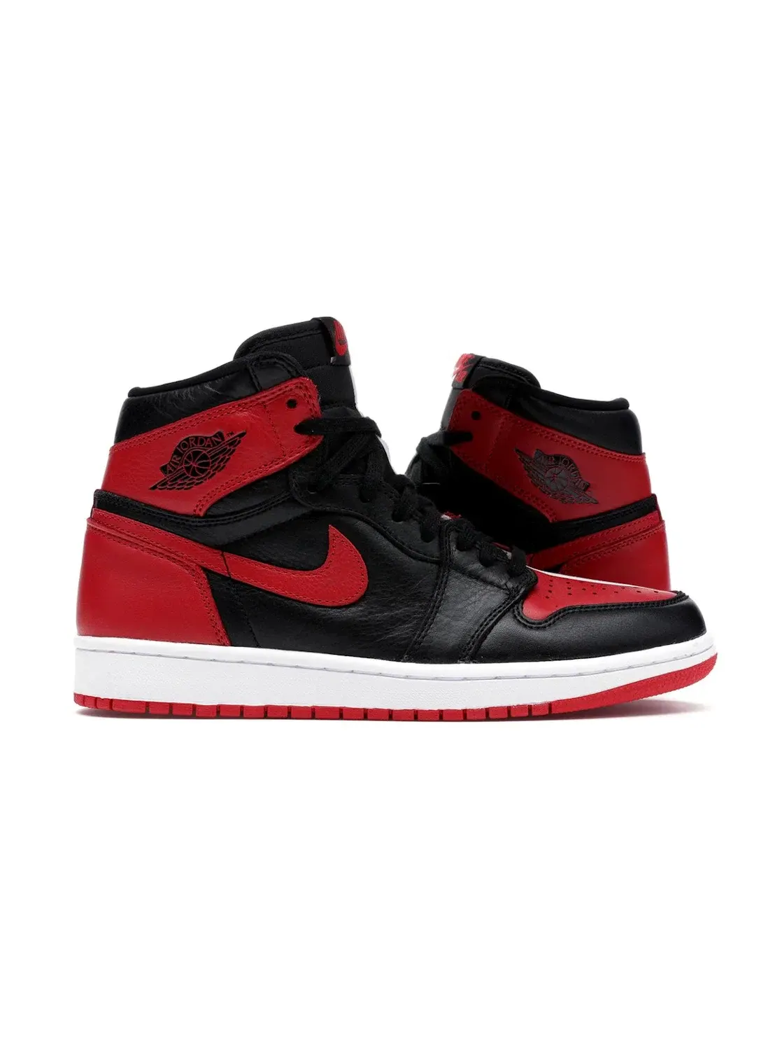 Мужские кроссовки с принтом Jordan 1 Retro High Jordan — изображение 1 из 4, черный/красный-белый