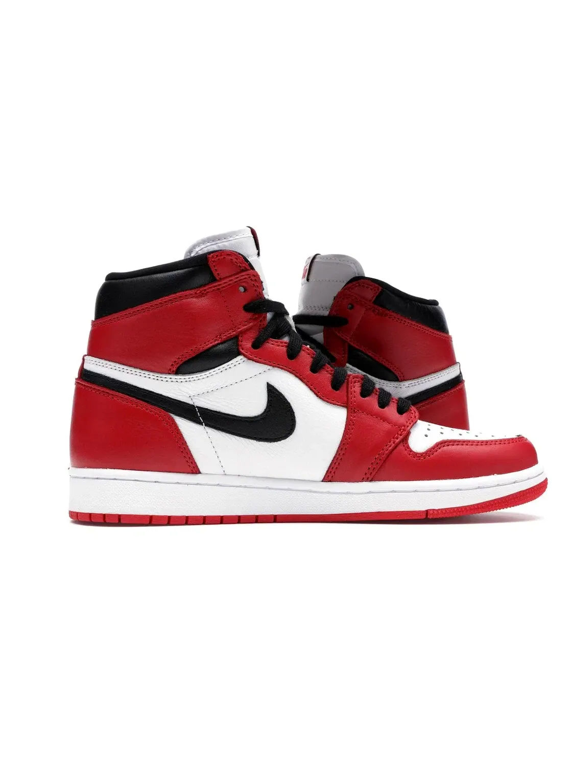 Мужские кроссовки с принтом Jordan 1 Retro High Jordan — изображение 3 из 4, черный/красный-белый