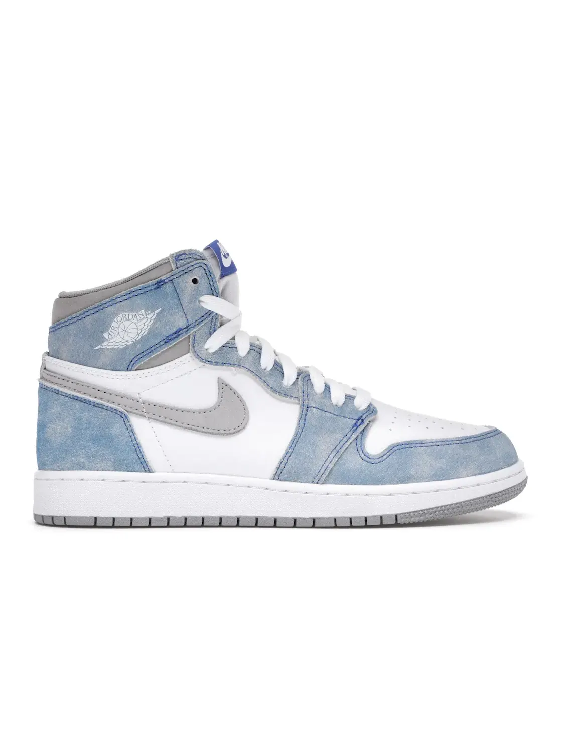 Детские кроссовки с принтом Jordan 1 Retro High Jordan — изображение 1 из 4, светлый серый-белый