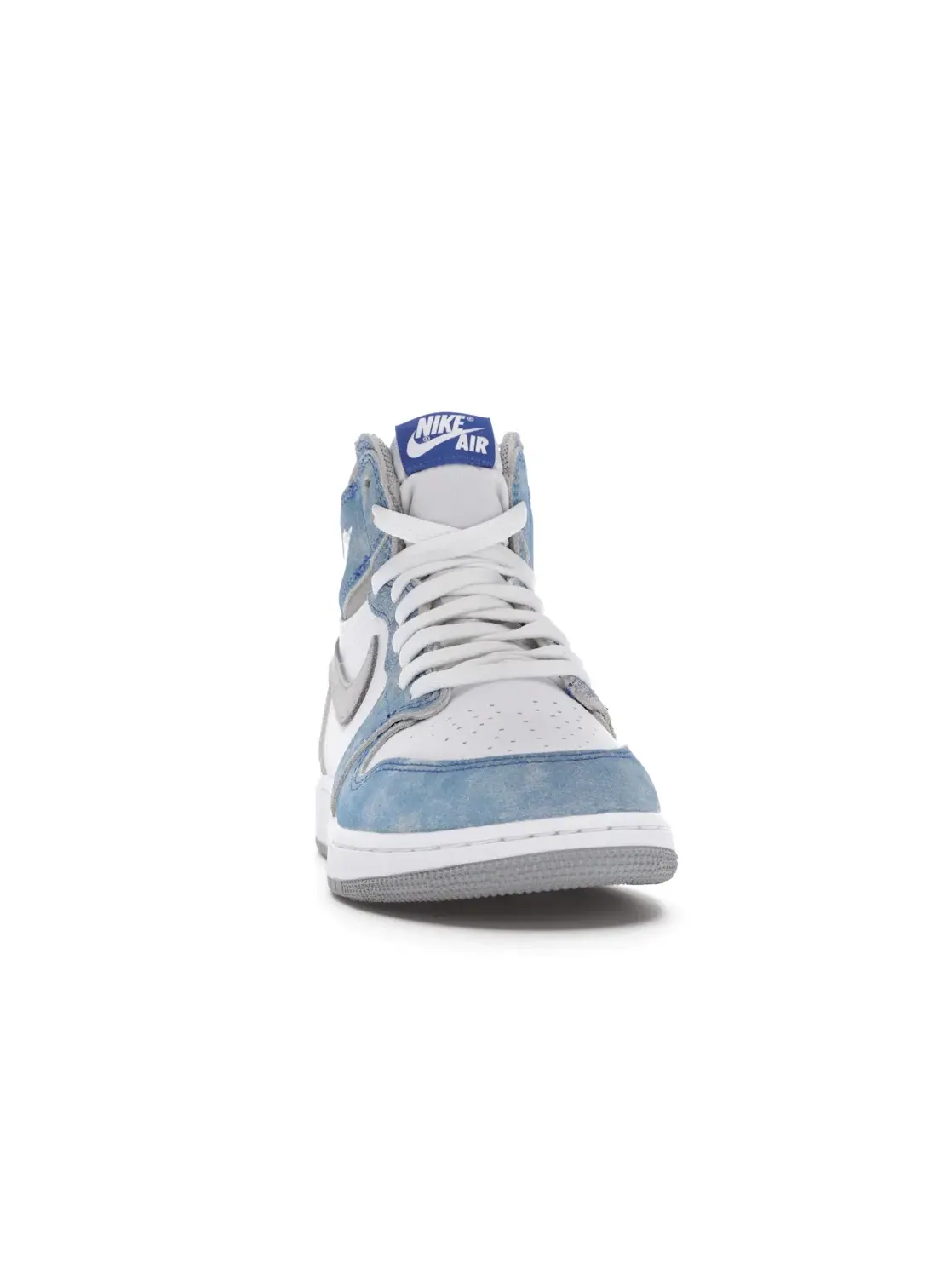 Детские кроссовки с принтом Jordan 1 Retro High Jordan — изображение 2 из 4, светлый серый-белый