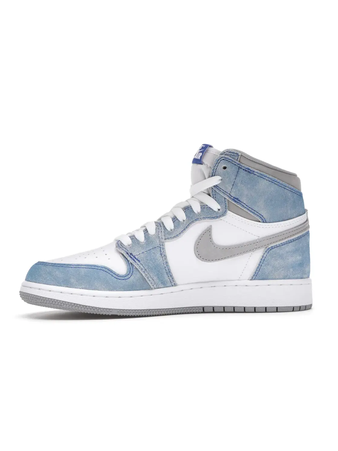 Детские кроссовки с принтом Jordan 1 Retro High Jordan — изображение 3 из 4, светлый серый-белый