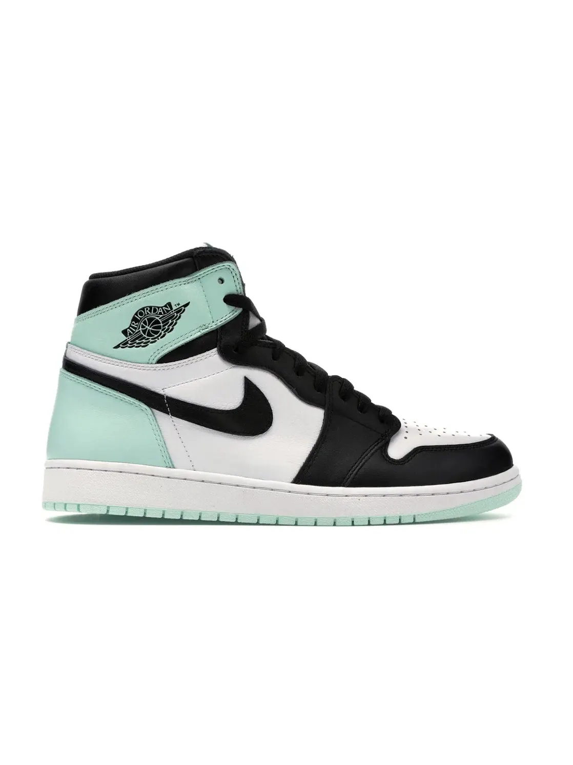 Мужские кроссовки с кожаным верхом Jordan 1 Retro High — изображение 1 из 4, белый/черный