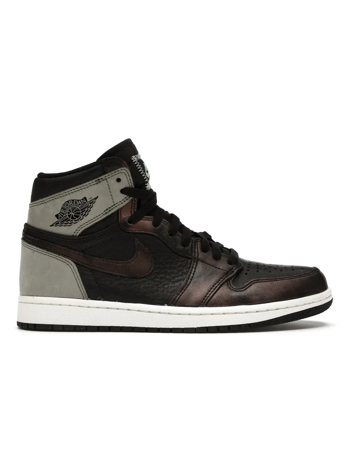 Мужские кроссовки Lifestyle с замшевыми вставками Jordan 1 Retro High Jordan — изображение 1 из 4, черный серый