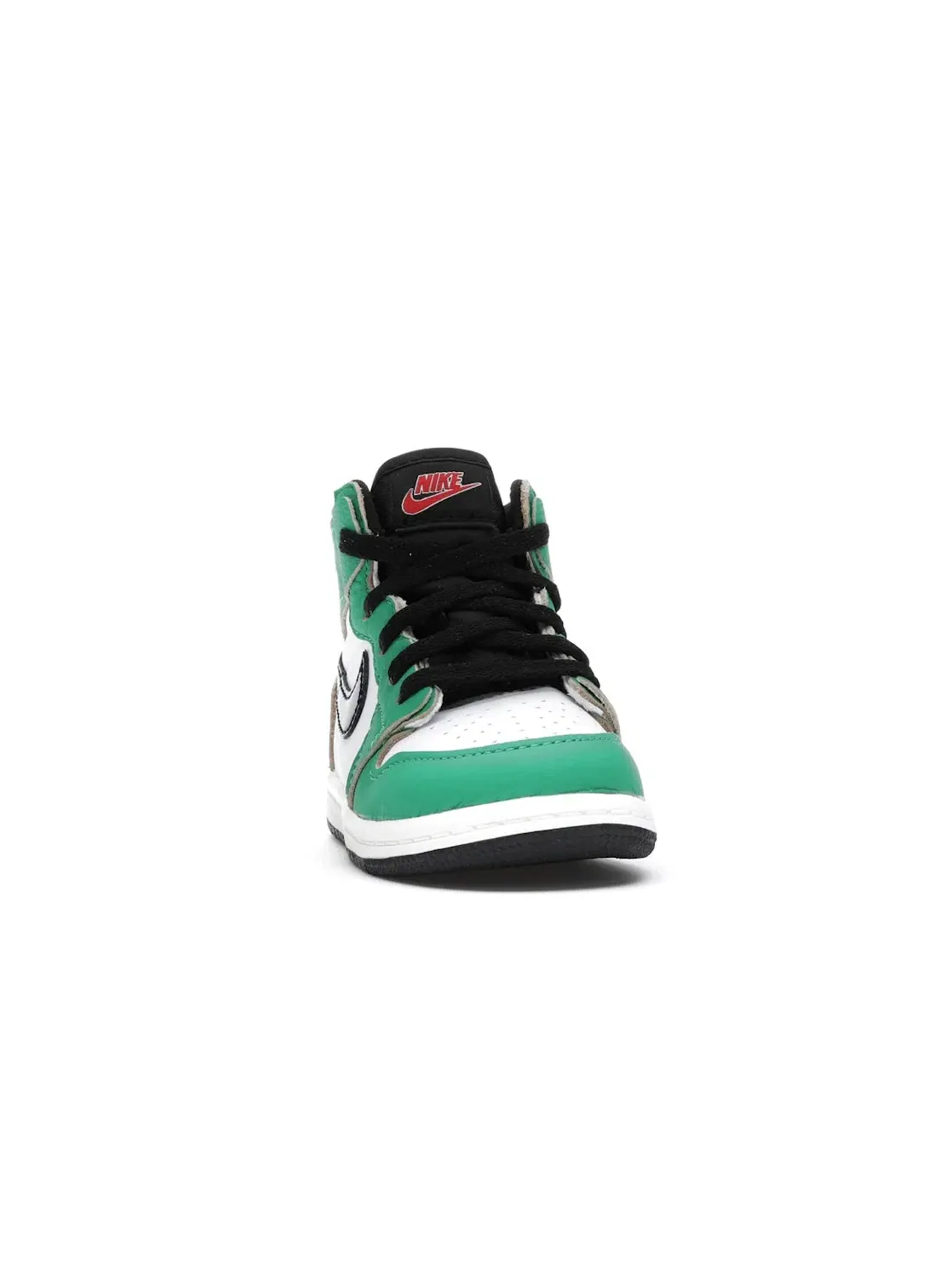 Детские кроссовки с высоким верхом Jordan 1 Retro High Lucky Green Jordan — изображение 2 из 4, зеленый/белый-черный