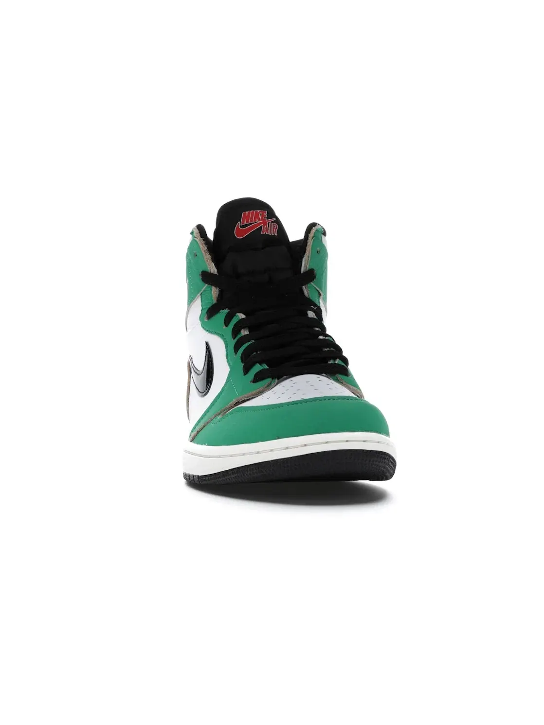 Женские кроссовки с высоким верхом Jordan 1 Retro High Lucky Green — изображение 2 из 4, зеленый/белый--черный