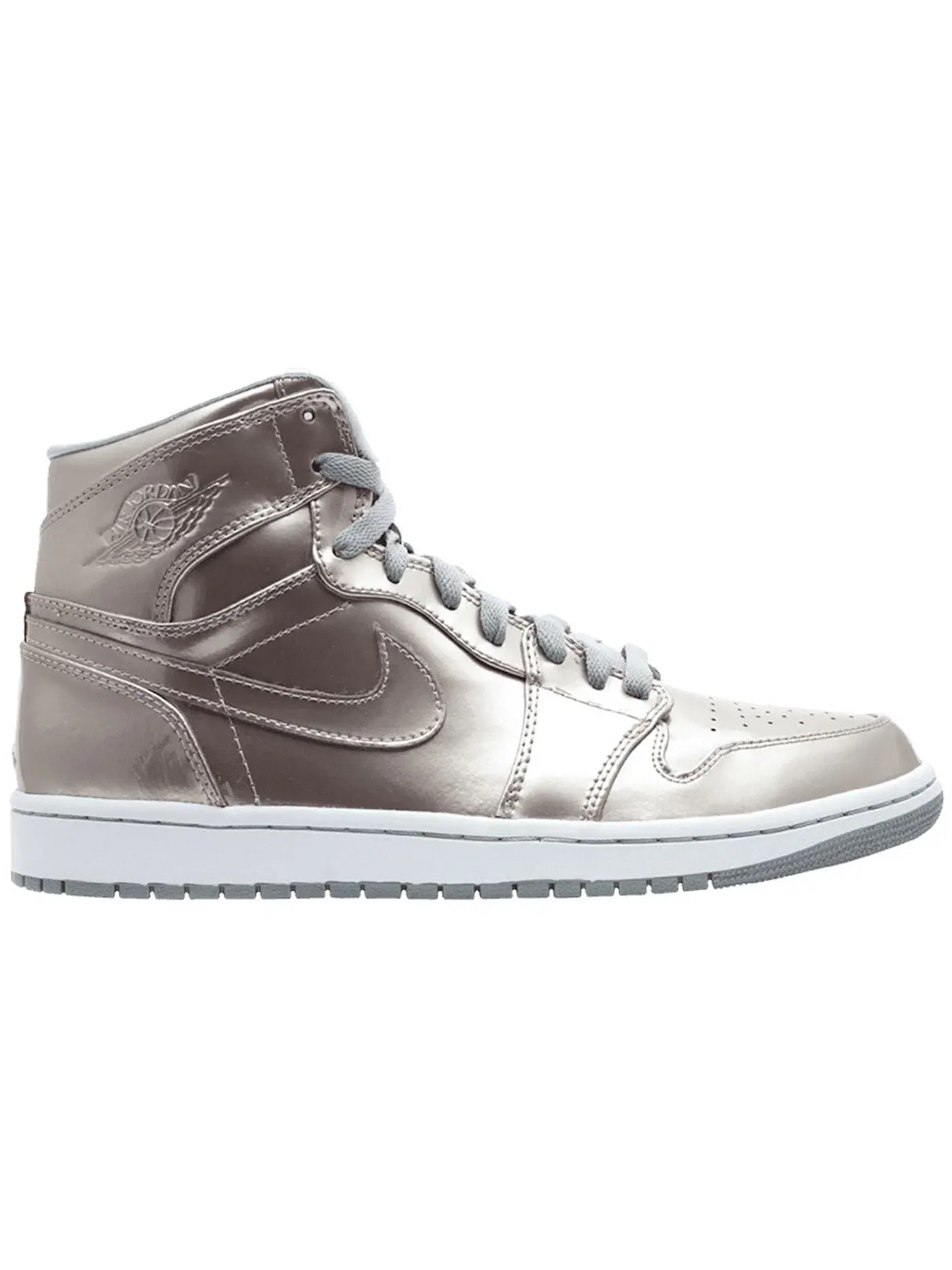 Мужские кроссовки Lifestyle Jordan 1 Retro High Jordan — изображение 1 из 1, металлик/металлик/серый