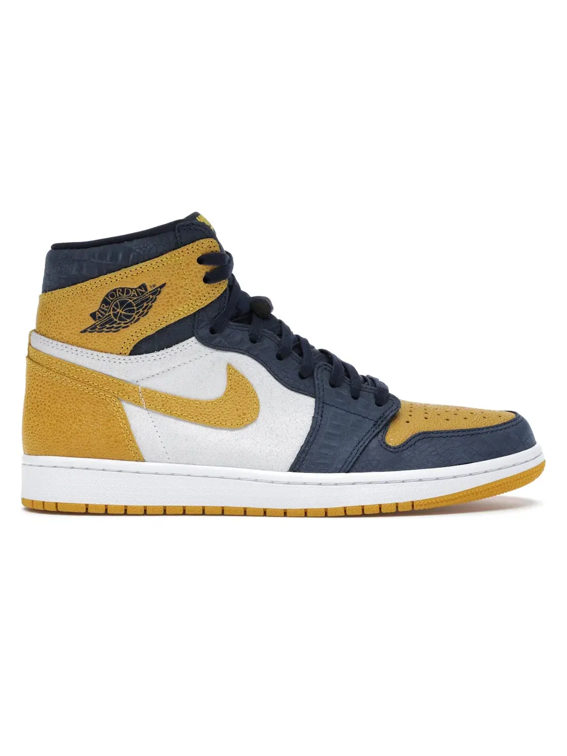 Мужские кроссовки Lifestyle Jordan 1 Retro High Jordan — изображение 1 из 4, белый/-темно-синий