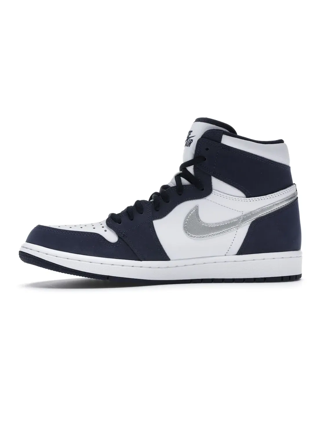 Мужские кроссовки с серебристым Swoosh Jordan 1 Retro High Jordan — изображение 3 из 4