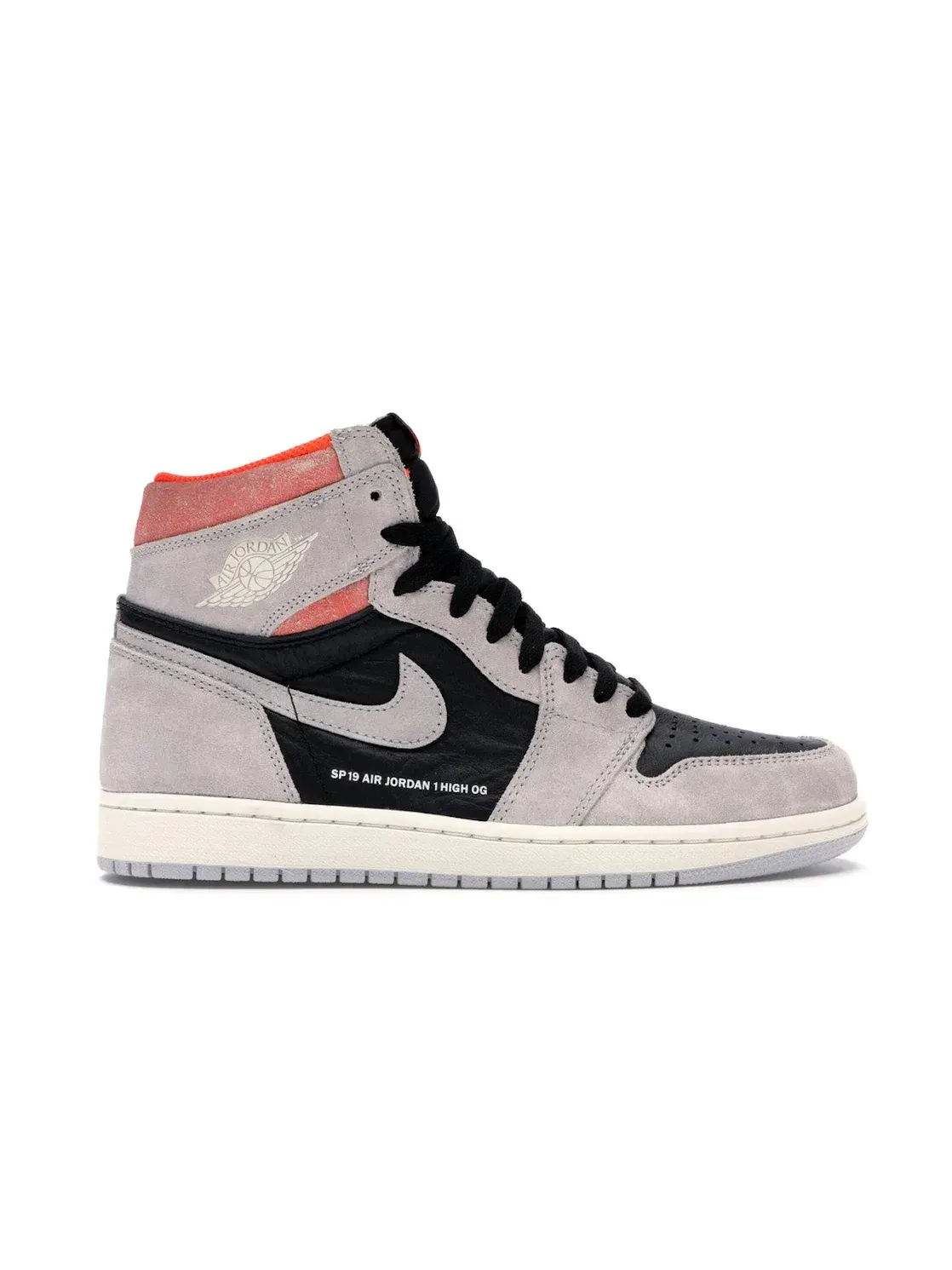 Мужские кроссовки с высоким верхом Jordan 1 Retro High — изображение 1 из 4, серый/черный--белый