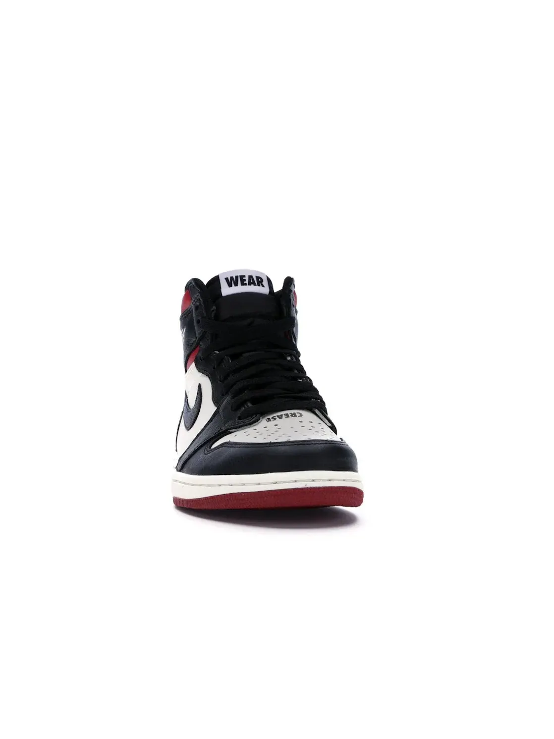 Мужские кроссовки с белой кожаной отделкой Jordan 1 Retro High — изображение 2 из 4, черный-красный