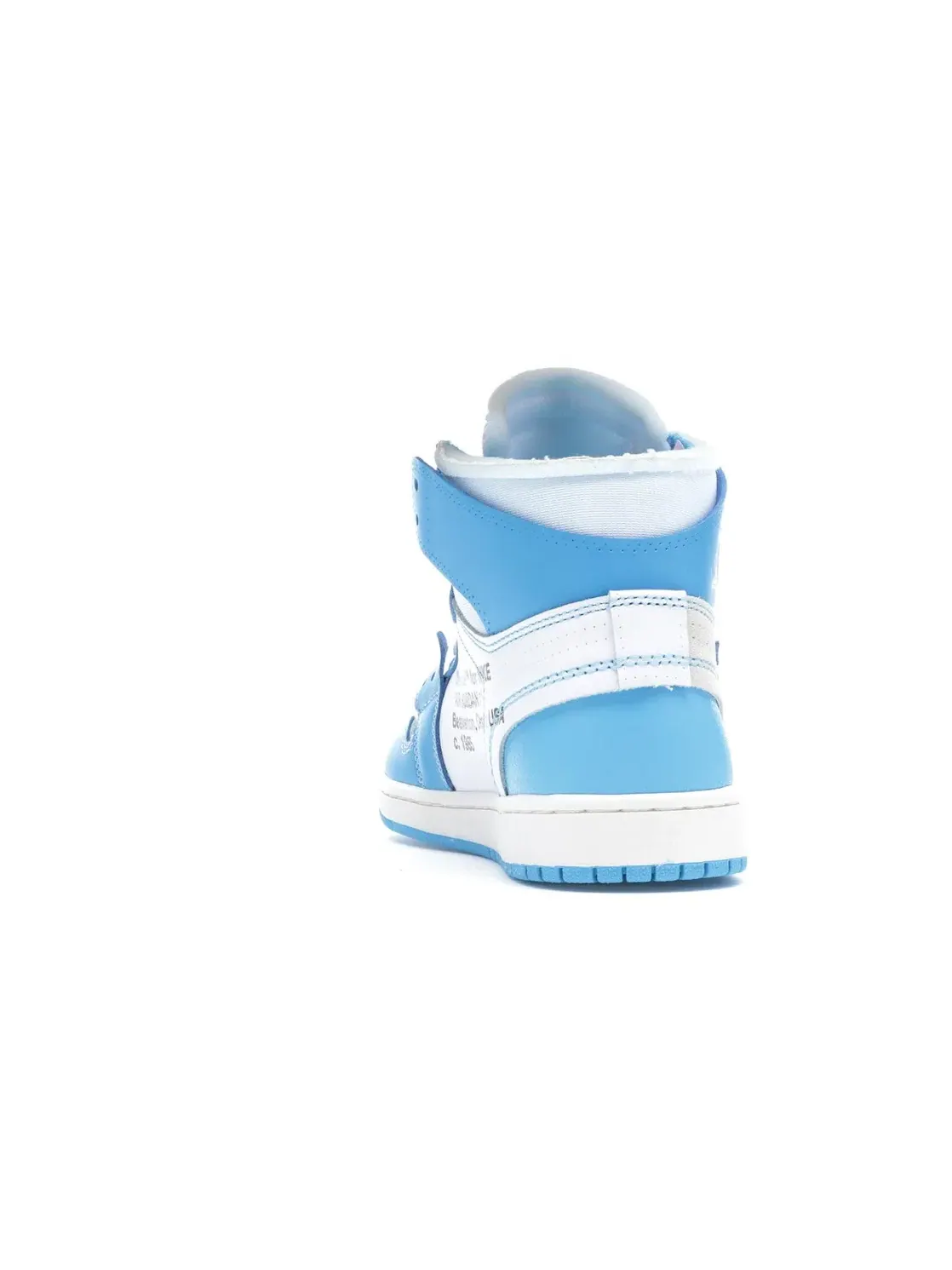 Мужские кроссовки с деконструированным верхом Jordan 1 Retro High Off-White Jordan — изображение 4 из 4, белый/темный синий