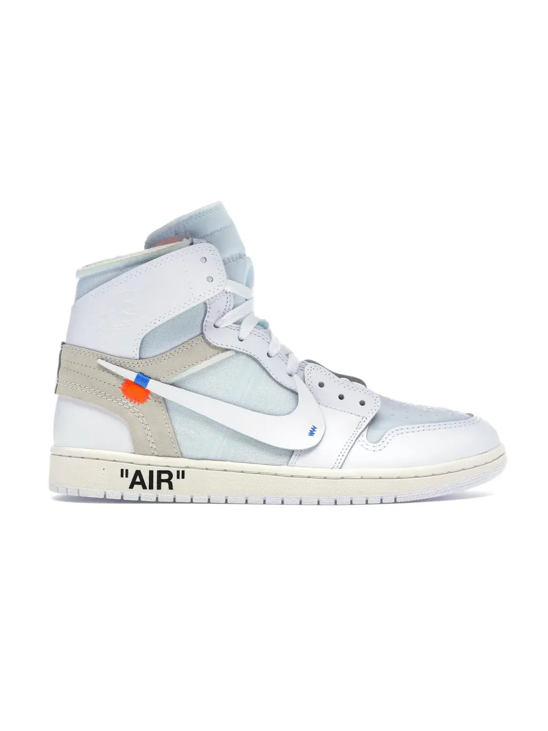 Мужские кроссовки lifestyle с принтом Jordan 1 Retro High Jordan — изображение 1 из 4, белый/белый
