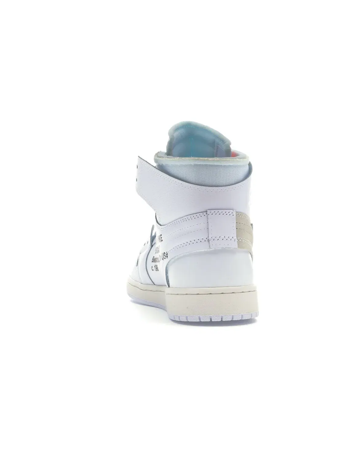 Мужские кроссовки lifestyle с принтом Jordan 1 Retro High Jordan — изображение 4 из 4, белый/белый