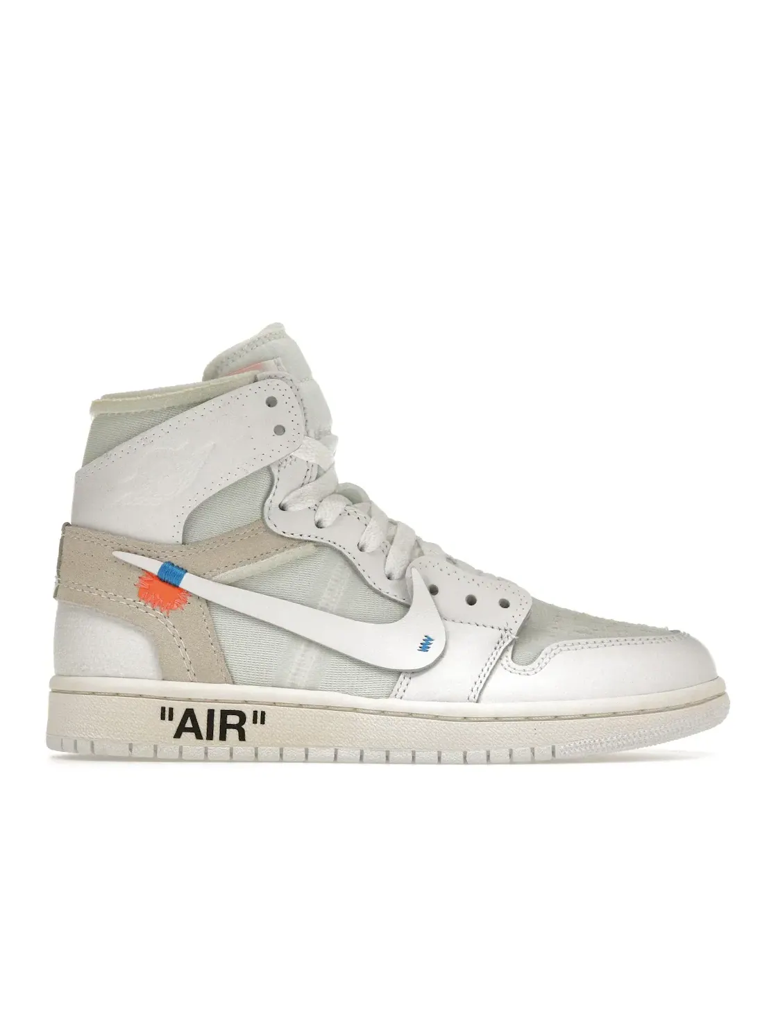 Детские кроссовки Lifestyle с деконструированным дизайном Jordan 1 Retro High Jordan — изображение 1 из 4, белый/белый