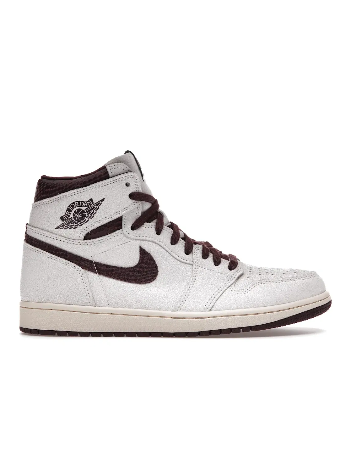 Мужские кроссовки с принтом Jordan 1 Retro High OG A Ma Maniére Jordan — изображение 1 из 4, бордовый