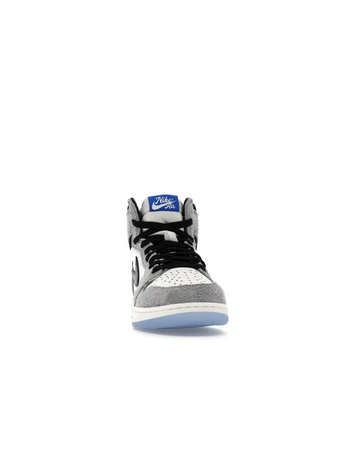 Детские кроссовки Lifestyle с принтом Jordan 1 High OG Jordan — изображение 2 из 4, серый//черный