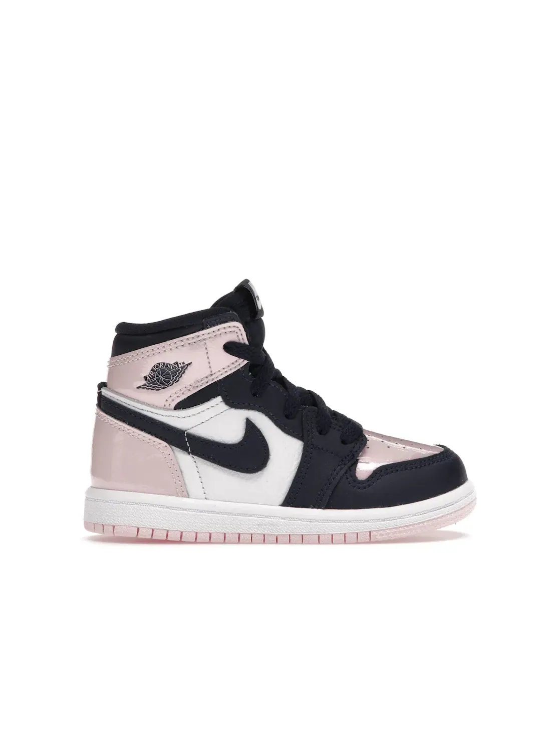 Детские кроссовки с высоким берцем Jordan 1 Retro High OG Atmosphere Jordan — изображение 1 из 4, розовый-белый