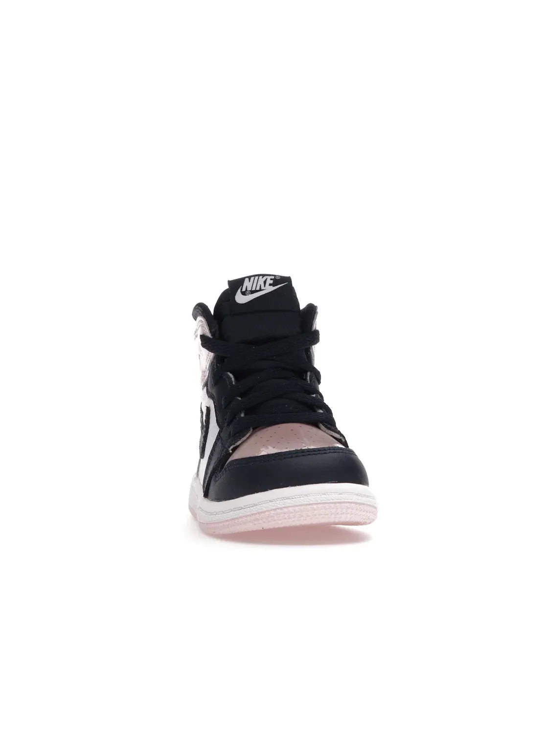 Детские кроссовки с высоким берцем Jordan 1 Retro High OG Atmosphere Jordan — изображение 2 из 4, розовый-белый