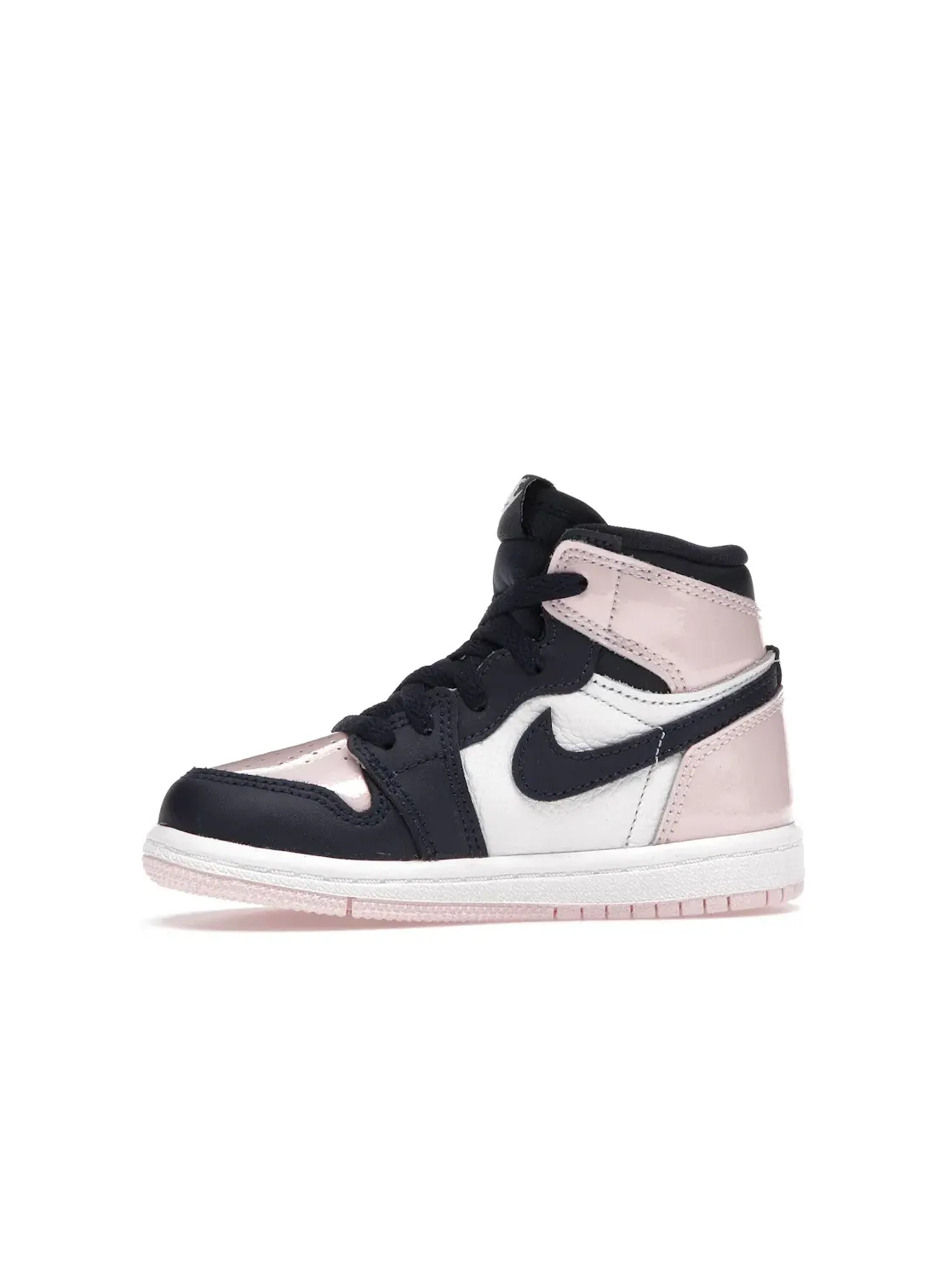 Детские кроссовки с высоким берцем Jordan 1 Retro High OG Atmosphere Jordan — изображение 3 из 4, розовый-белый