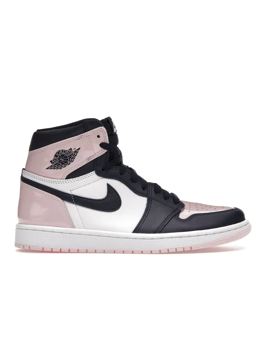 Женские кроссовки с высоким верхом Jordan 1 Retro High OG Atmosphere Jordan — изображение 1 из 4, белый-розовый