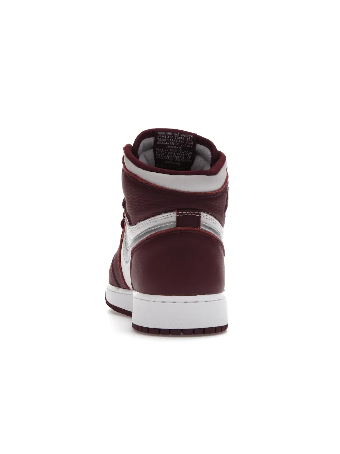 Детские кроссовки для мальчиков высокие с принтом Jordan 1 Retro High OG Bordeaux Jordan — изображение 4 из 4