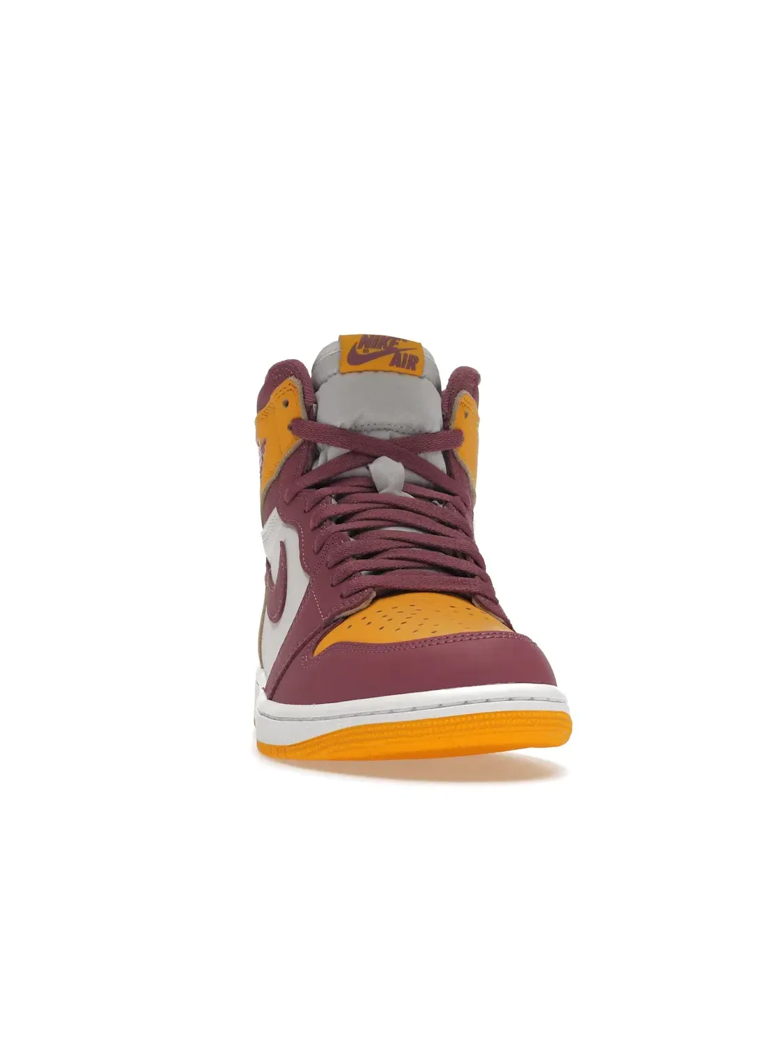 Мужские кроссовки с кожаным верхом Jordan 1 Retro High OG Brotherhood Jordan — изображение 2 из 4, золотистый светлый белый