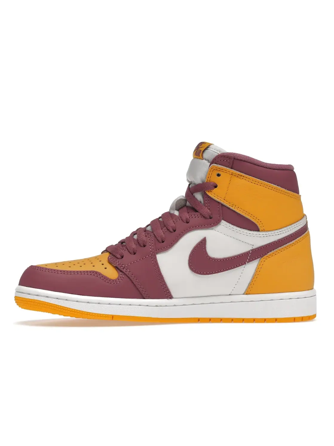 Мужские кроссовки с кожаным верхом Jordan 1 Retro High OG Brotherhood Jordan — изображение 3 из 4, золотистый светлый белый