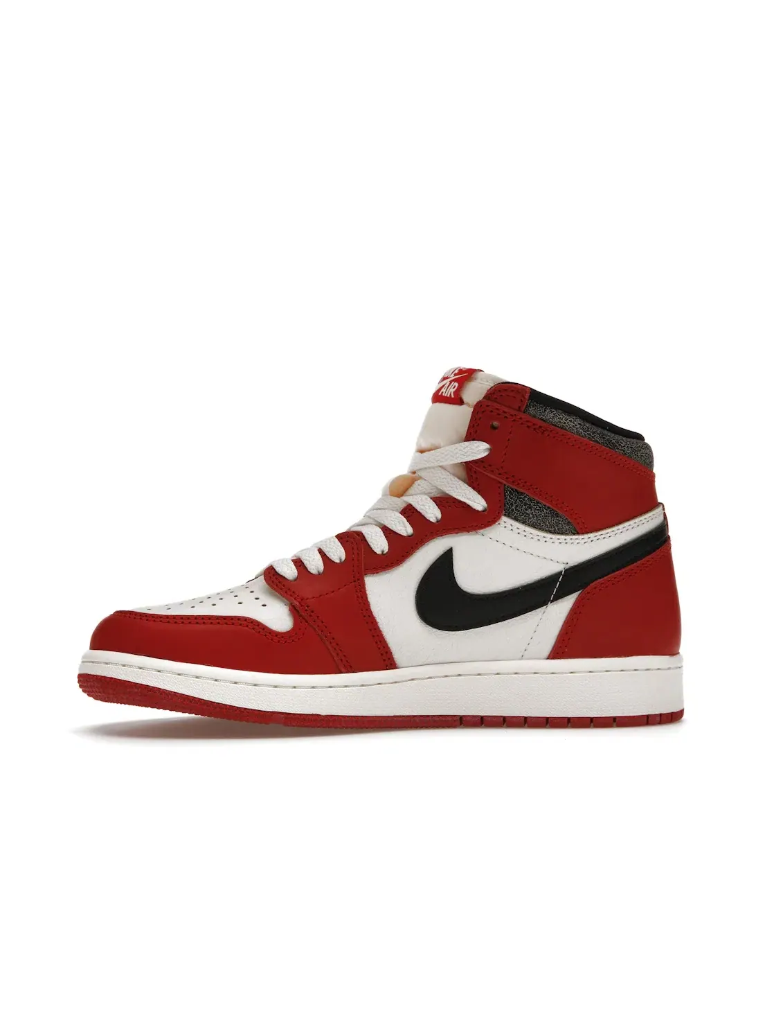 Детские кроссовки с принтом Jordan 1 Retro High OG Chicago Lost and Found Jordan — изображение 3 из 4, красный/черный