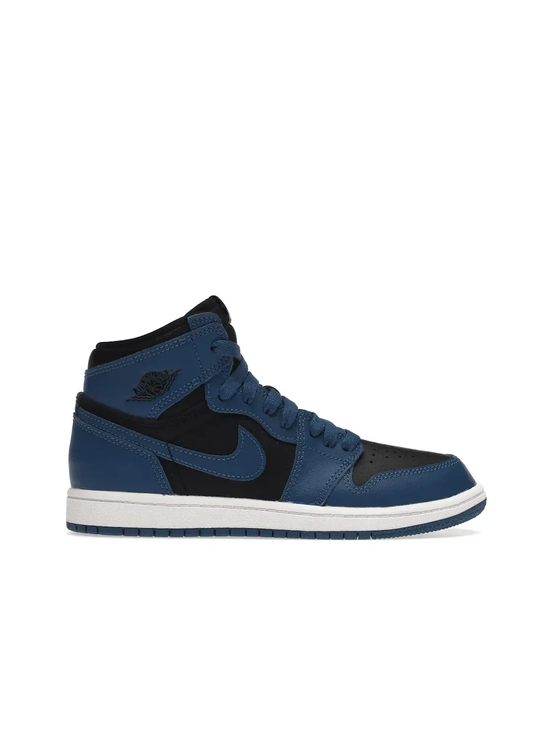 Детские кроссовки с двухцветным дизайном Jordan 1 Retro High OG Dark Marina Blue Jordan — изображение 1 из 4