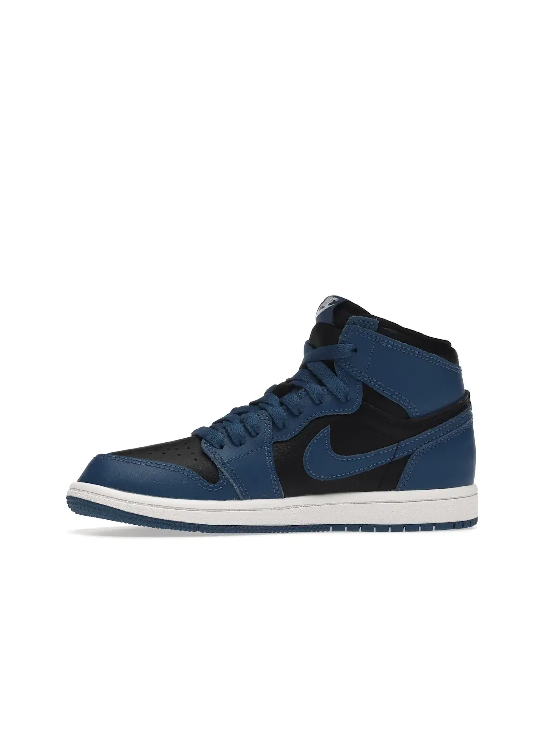 Детские кроссовки с двухцветным дизайном Jordan 1 Retro High OG Dark Marina Blue Jordan — изображение 3 из 4