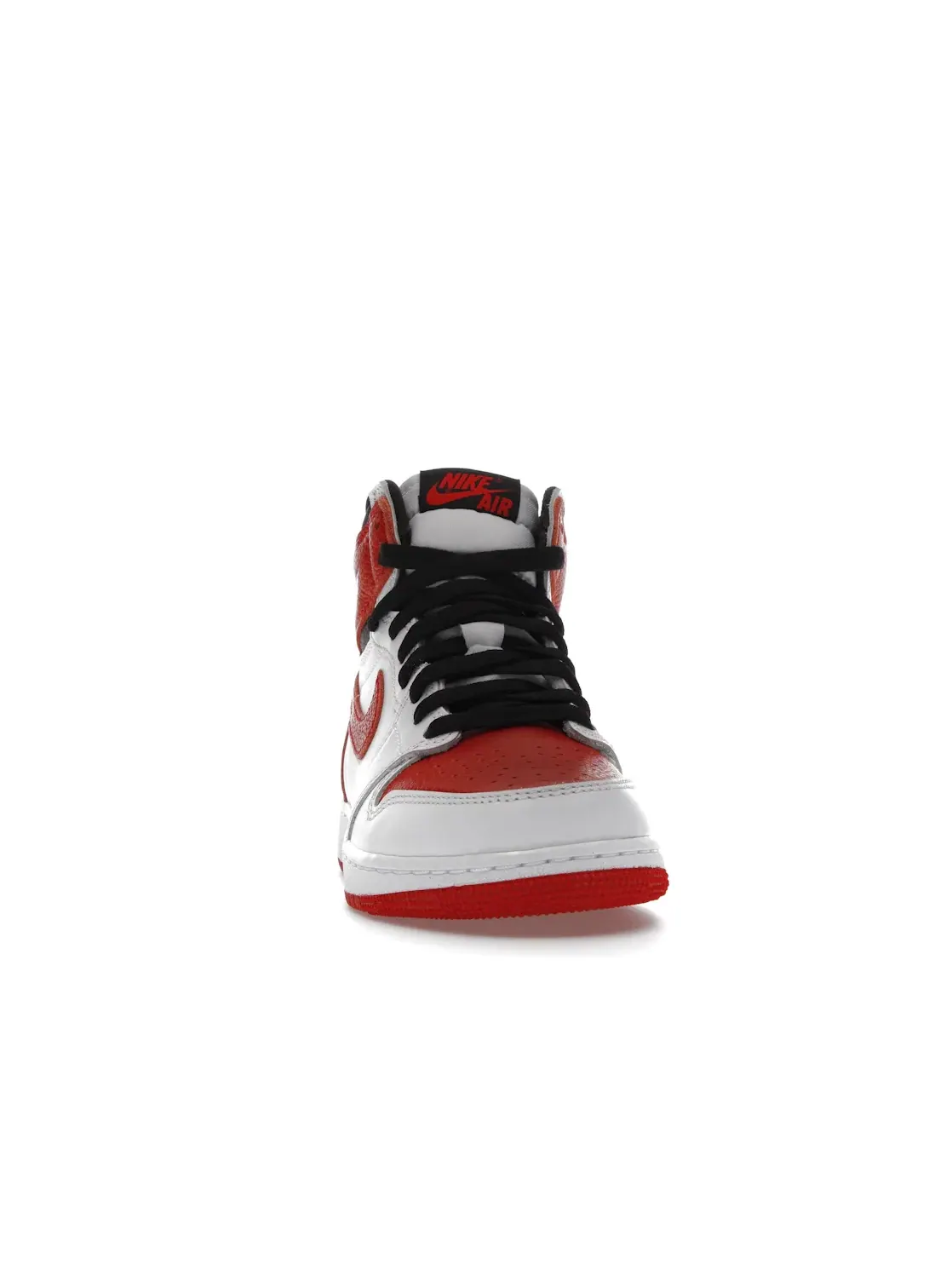 Детские кроссовки Lifestyle с кожаным верхом Jordan 1 Retro High OG Heritage — изображение 2 из 4, белый/красный-черный