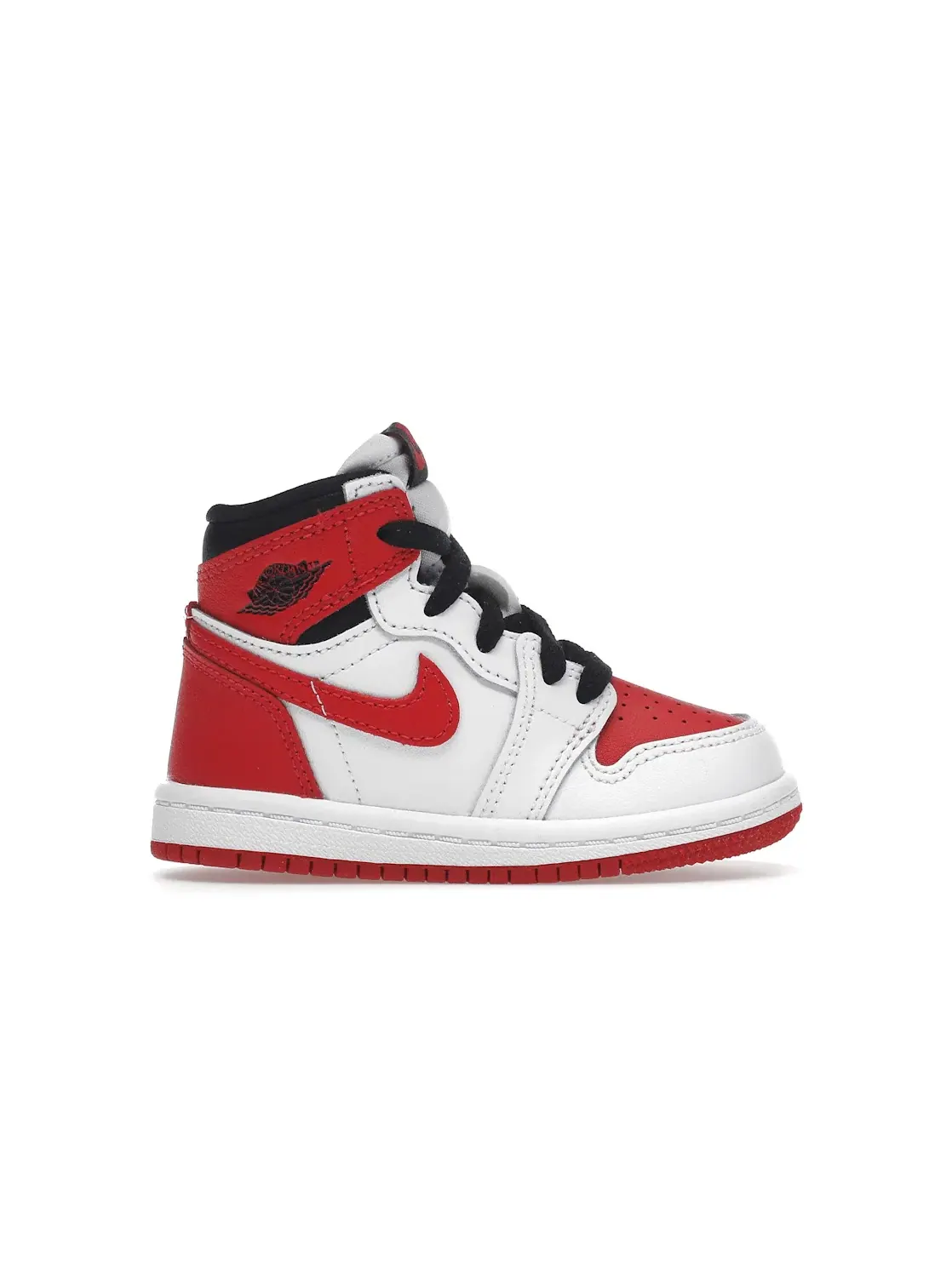 Детские кроссовки кожаные Air Jordan 1 Retro High OG Heritage Jordan — изображение 1 из 4, белый/красный/черный