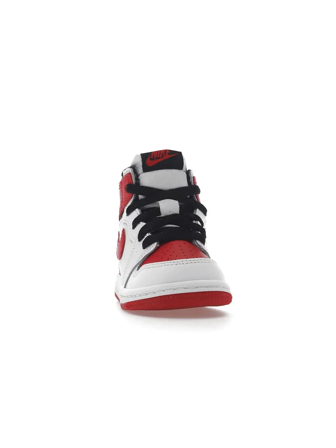 Детские кроссовки кожаные Air Jordan 1 Retro High OG Heritage Jordan — изображение 2 из 4, белый/красный/черный